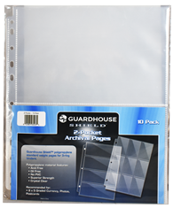 Guardhouse Shield 2 Pocket Archival (10 pack) Polypropylene Pages