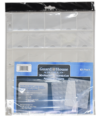 Guardhouse Shield Thumb Cut 30 Pocket (10 pack) Polypropylene Pages