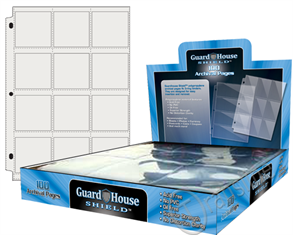Guardhouse Shield 12 Pocket (100 pack) Polypropylene Pages