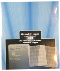 Guardhouse Shield Thumb Cut 30 Pocket (100 pack) Polypropylene Pages
