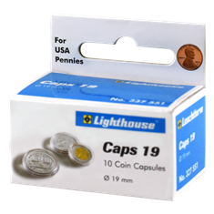 19mm - Coin Capsules (pack of 10)
