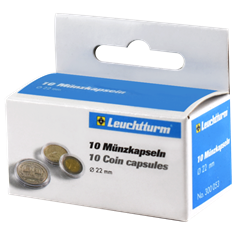 22mm - Coin Capsules (pack of 10)