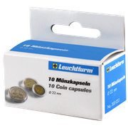 22mm - Coin Capsules (pack of 10)