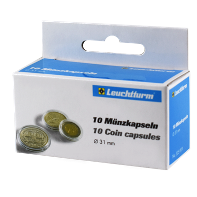31mm - Coin Capsules (pack of 10)