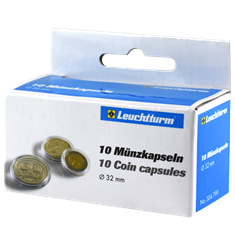 32mm - Coin Capsules (pack of 10)