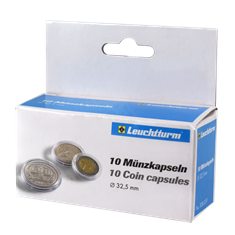 32.5mm - Coin Capsules (pack of 10)