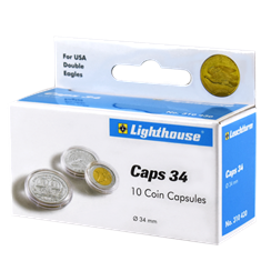 34mm - Coin Capsules (pack of 10)