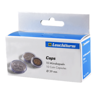 39mm - Coin Capsules (pack of 10)