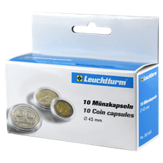 45mm - Coin Capsules (pack of 10)
