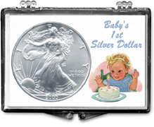 ASE Babys First Silver Dollar