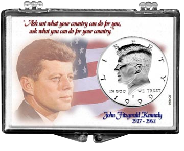 Kennedy Half Dollar - Flag