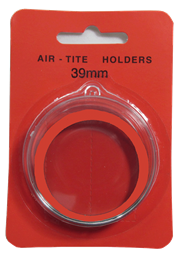 Air Tite 39mm Retail Package Holders - Holiday Ornament Red