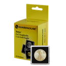 1 Oz American Gold Eagle 2x2 Tetra Snaplock Coin Holder - 10 per pack