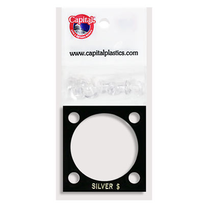 Capital Plastics 144 Coin Holder - Silver $