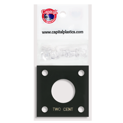 Capital Plastics 144 Coin Holder - Two Cent