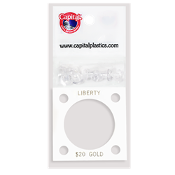 Capital Plastics 144 Coin Holder - Liberty $20 Gold