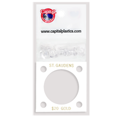 Capital Plastics 144 Coin Holder - St. Gaudens $20