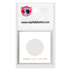 Capital Plastics Krown Coin Holder - Barber Half Dollar