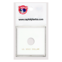 Capital Plastics Krown Coin Holder - Large Gold $ (type 2&3)