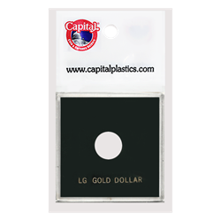 Capital Plastics Krown Coin Holder - Large Gold $ (type 2&3)