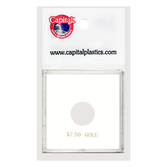 Capital Plastics Krown Coin Holder - $2.50 Gold