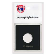 Capital Plastics Krown Coin Holder - $5 Gold (22mm)