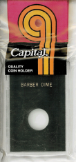 Capital Plastics Caps Coin Holder - Barber Dime