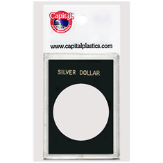 Capital Plastics Caps Coin Holder - Silver $