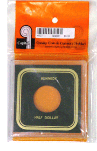 Capital Plastics VPX Coin Holder - Kennedy Half Dollar