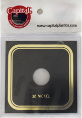 Capital Plastics VPX Coin Holder - 3c Nickel Odd Type