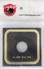 Capital Plastics VPX Coin Holder - 20 Cents Odd Type