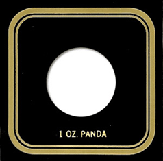 Capital Plastics VPX Coin Holder - 1 oz. Panda
