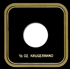 Capital Plastics VPX Coin Holder - 1/2 oz. Krug