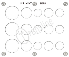 U.S. Mint Set (for 3 sets of 5 coins)