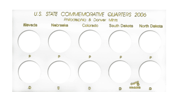 U.S. State Quarters for the year 2006