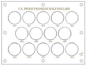 U.S. Proof Franklin Half Dollars