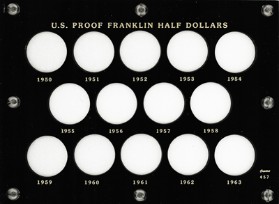 U.S. Proof Franklin Half Dollars 1950-1963
