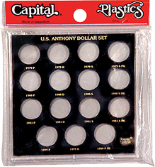 U.S. Anthony Dollar Set (No Type II)
