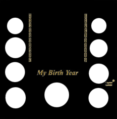 My Birth Year (.5, 5 quarters, .10, .05, .01)