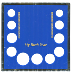 My Birth Year (Sac.$, .50, 5 quarters, .10, 2 nickels, .01)