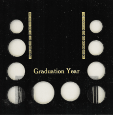 Graduation Year (SM$,.50,.5 quarters, .10, .05, .01)