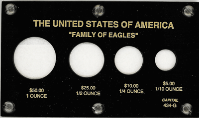 U.S. Gold Eagles (1, 1/2, 1/4, 1/10 oz.)