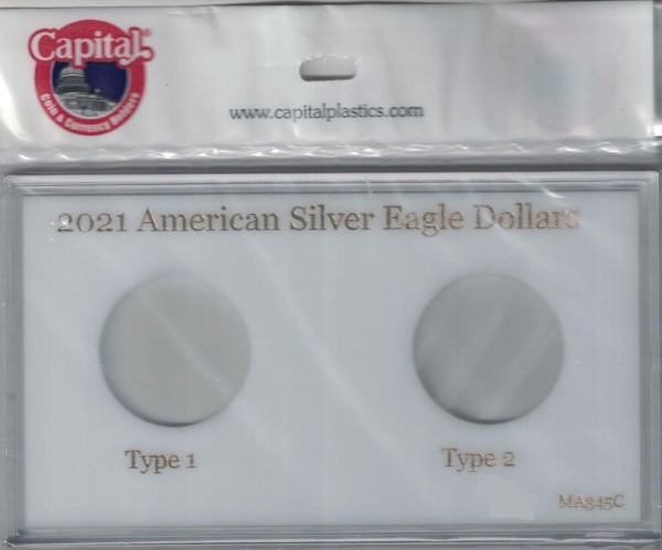 2021 American Silver Eagle Type 1 & 2