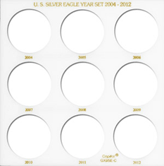 U.S. Silver Eagle Year Set 2004-2012