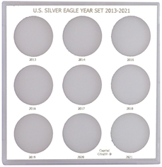 U.S. Silver Eagle Year Set 2013-2021