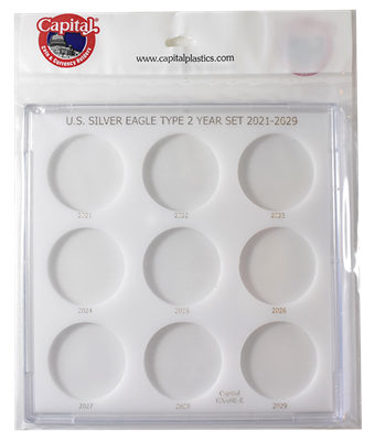 U.S. Silver Eagle Year Set 2021 Type 2 - 2029