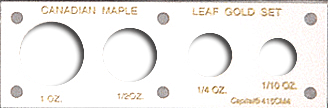 Canada Maple Leaf Gold (1,1/2, 1/4, 1/10 oz.)