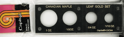 Canada Maple Leaf Gold (1,1/2, 1/4, 1/10 oz.)