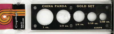 Chinese Panda Gold Set (1,1/2,1/4,1/10,1/20 oz.)