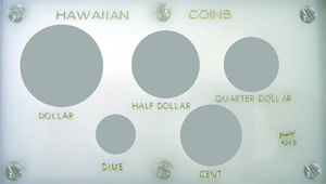 Hawaiian 5 Coin Set (Dollar, Half Dollar, Quarter, Dime, Cent)